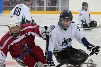 Фотография к новости: В Астане идет набор желающих играть в следж-хоккей