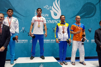 Фотография к новости: Казахстанский спортсмен впервые завоевал медаль по дзюдо среди глухих