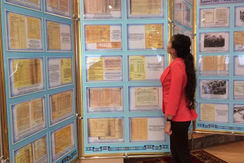 Фотография к новости: Редкие архивные документы представили в Алматы накануне Дня благодарности