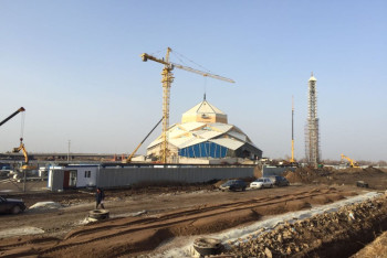 Фотография к новости: Новую мечеть в футуристическом стиле откроют до конца года в Астане