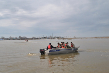 Фотография к новости: Спасатели из Астаны и Алматы возвели защитную дамбу в СКО 
