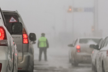 Фотография к новости: В трех областях Казахстана из-за погоды закрыты дороги