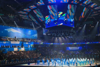 Фотография к новости: Глава FISU выразил благодарность в адрес Президента Казахстана