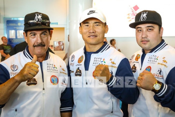 Фотография к новости: Канат Ислам начал финальную подготовку к бою в Астане