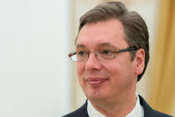 Фотография к новости: Назарбаев поздравил Вучича с избранием на пост Президента Сербии