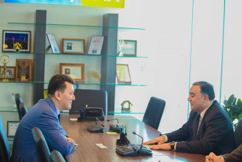 Фотография к новости: Как будут сотрудничать масс-медиа Казахстана и Азербайджана?