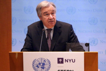 Фотография к новости: Генсек ООН назвал реальную угрозу всему человечеству