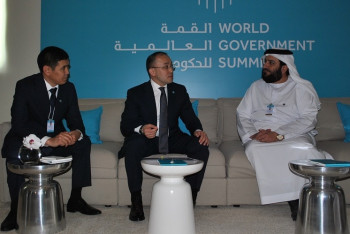 Фотография к новости: Даурен Абаев принял участие в The World Government Summit в Дубае