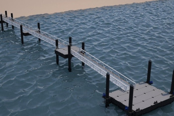 Фотография к новости: Изобретатели из Актау придумали проект мобильного пирса для побережья Каспия