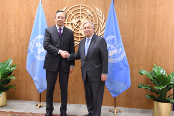 Фотография к новости: Антониу Гутерриш: ООН признательна Казахстану за миротворческие усилия