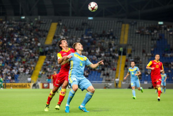 Фотография к новости: Сборная Казахстана по футболу проиграла Черногории 0:3 