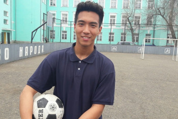 Фотография к новости: Студент из Уральска хочет превзойти Рональдиньо