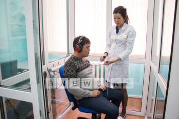 Фотография к новости: В поликлинике Алматы открыт кабинет аудиометрии (ФОТО)