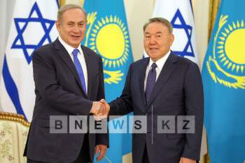 Фотография к новости: Президент РК провел переговоры в расширенном составе в рамках визита Биньямина Нетаньяху