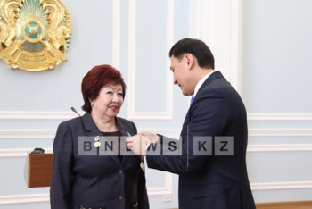 Фотография к новости: Государственные награды вручили ветеранам войны на западе Казахстана