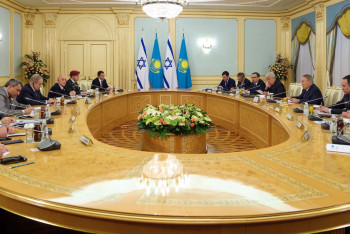 Фотография к новости: В Акорде проходит встреча Нурсултана Назарбаева с Биньямином Нетаньяху (ФОТО)