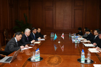 Фотография к новости: Казахстан обсудил сотрудничество с Японией и Афганистаном