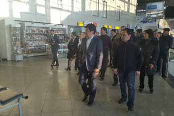 Фотография к новости: Бауыржан Байбек проверил ход подготовки аэропорта Алматы к Универсиаде (ФОТО)