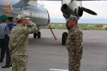 Фотография к новости: Казахстанские военнослужащие вернулись из Таджикистана, где проходили учения