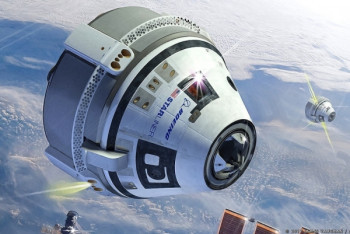 Фотография к новости: Boeing провела успешные испытания двигателей космического корабля Starliner