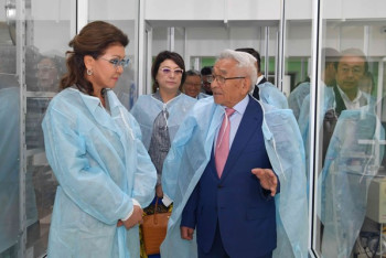 Фотография к новости: Дарига Назарбаева отметила качество казахстанского кобыльего молока