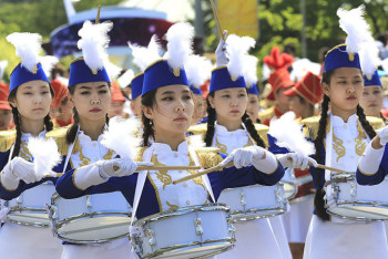 Фотография к новости: Столичный парад детских музыкальных оркестров собрал более 8 тысяч детей