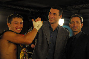 Фотография к новости: Новый тренер Головкина сравнил его с Владимиром Кличко