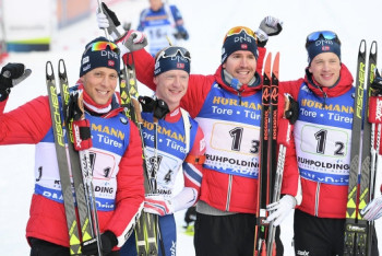 Фотография к новости: Норвежские биатлонисты к олимпиаде в Пхёнчхане готовились в Казахстане 