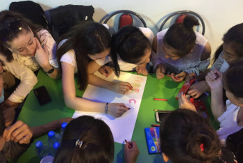 Фотография к новости: В игровой форме о вреде коррупции узнала молодежь Талдыкоргана