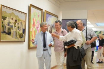 Фотография к новости: В Кызылорде открылся международный симпозиум молодых художников