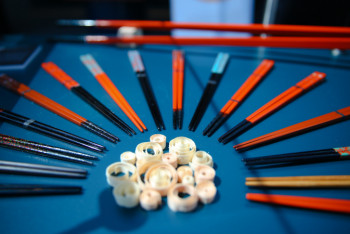 Фотография к новости: Выставка корейских палочек для еды прошла в Нур-Султане