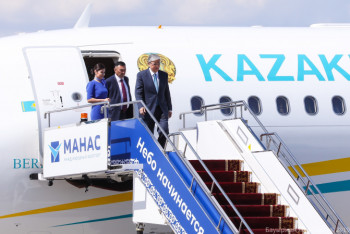 Фотография к новости: Касым-Жомарт Токаев прибыл в Бишкек на саммит ШОС 