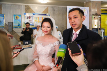 Фотография к новости: Два выбора в один день сделала пара из Нур-Султана  