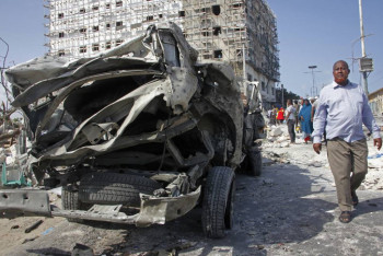 Фотография к новости: Два мощных взрыва прогремели в столице Сомали