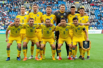 Фотография к новости: Сборная Казахстана по футболу поднялась ещё на две строчки в рейтинге FIFA