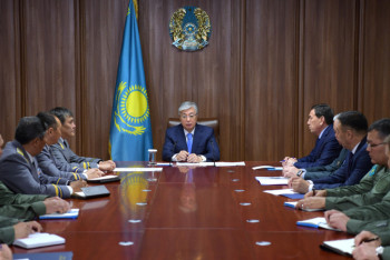 Фотография к новости: Токаев встретился с руководящим составом Службы госохраны