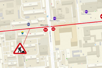 Фотография к новости: В Алматы перекроют часть Жибек Жолы из-за реконструкции