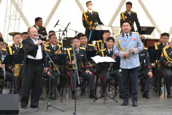 Фотография к новости: Мелодия искусства: Концерт военных оркестров прошел в Нур-Султане