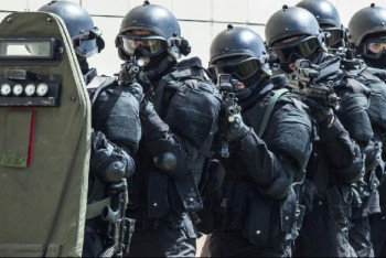 Фотография к новости: В столице Казахстана проводят антитеррористические учения 