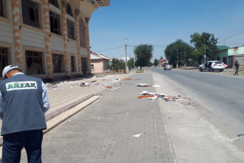 Фотография к новости: У погибшего в Арыси военнослужащего остались жена и ребенок