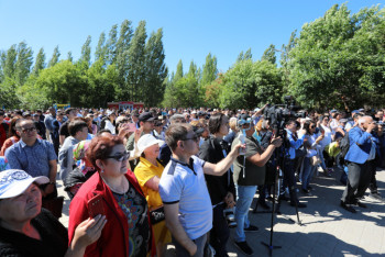 Фотография к новости: Участники митинга призвали жителей Казахстана к сохранению стабильности в обществе