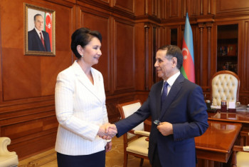 Фотография к новости: Гульшара Абдыкаликова посетила Азербайджан с рабочим визитом 