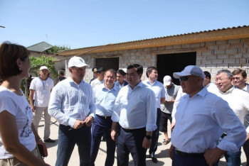 Фотография к новости: Женис Касымбек прибыл в Арысь