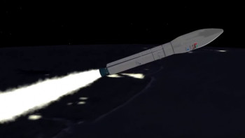 Фотография к новости: Старт французской ракеты Vega завершился аварией