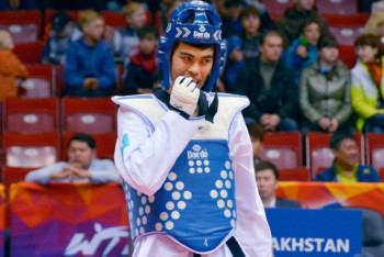 Фотография к новости: Таеквондист Смайыл Дуйсебай стал обладателем "серебра" на Универсиаде в Неаполе