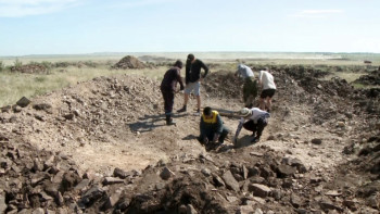 Фотография к новости: Археологи обнаружили в Акмолинской области два захоронения сакского периода