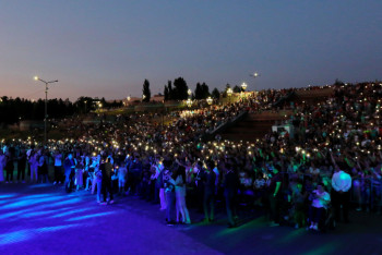 Фотография к новости: Иракли "зажёг" павлодарскую набережную