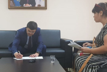 Фотография к новости: В акимате Нур-Султана открылся кабинет для приёма граждан