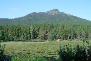 Фотография к новости: Загорелся лес на горе Жеке Батыр в Боровом