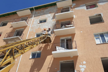 Фотография к новости: В Арыси восстановительными работами охвачены 3512 домов